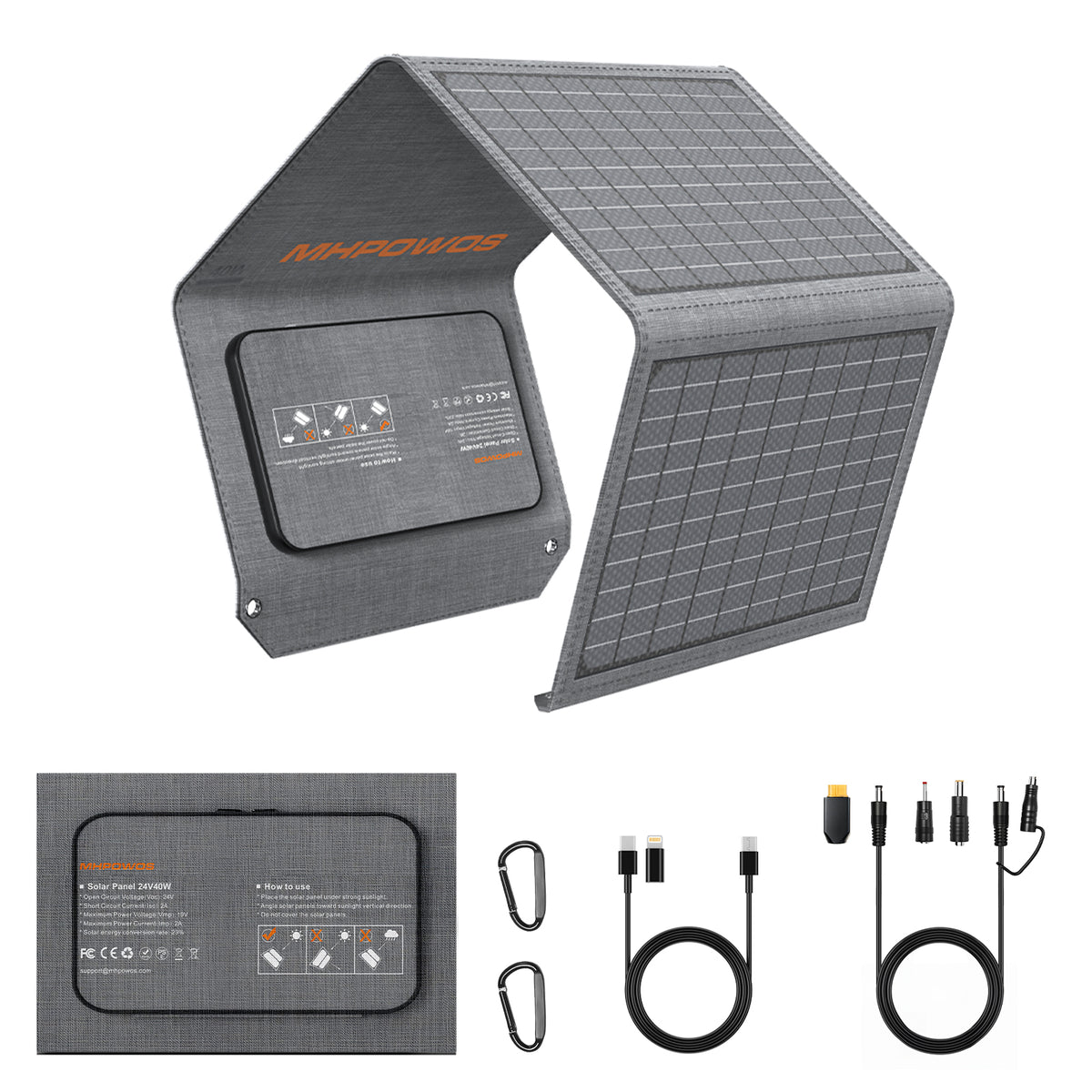 Solarni panel SP004 - zložljiv 40W