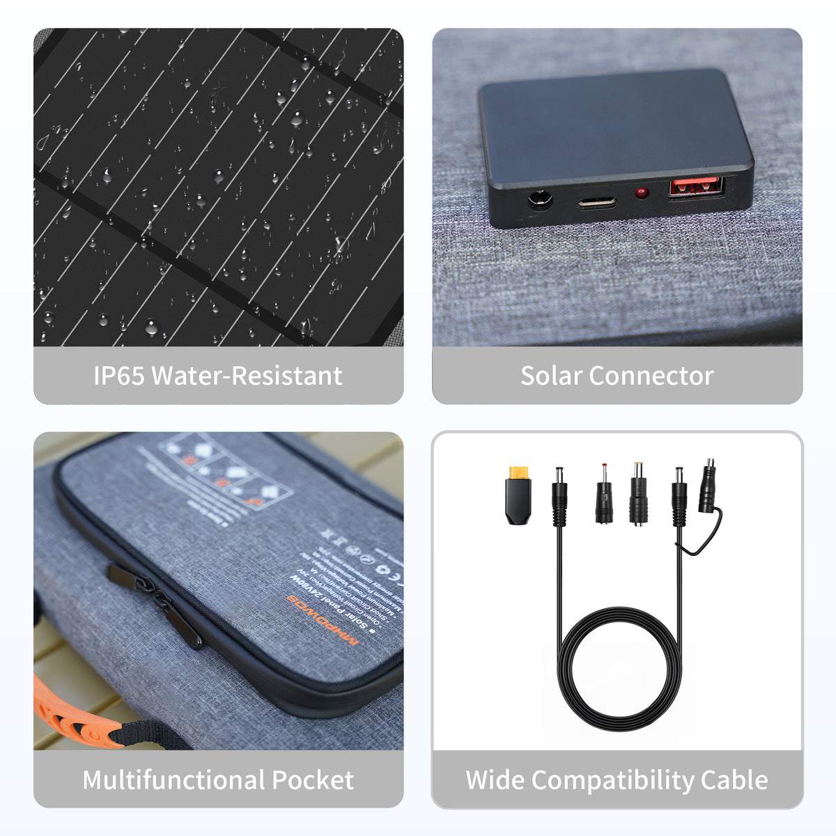 Solarni panel SP004 - zložljiv 40W