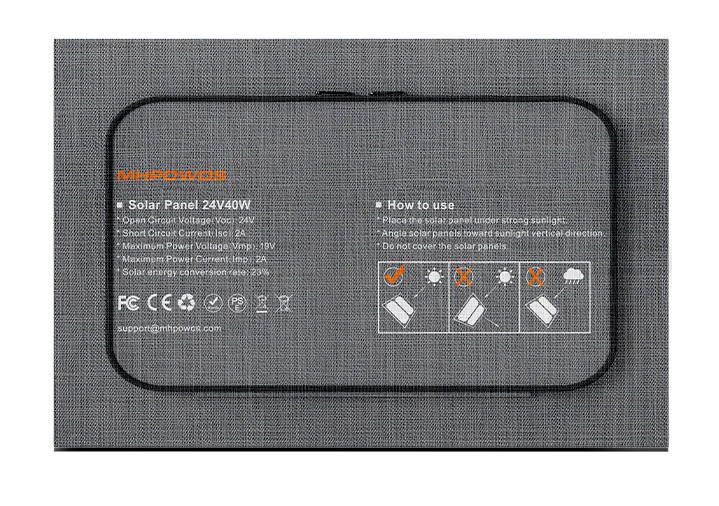 Solarni panel SP004 - zložljiv 40W